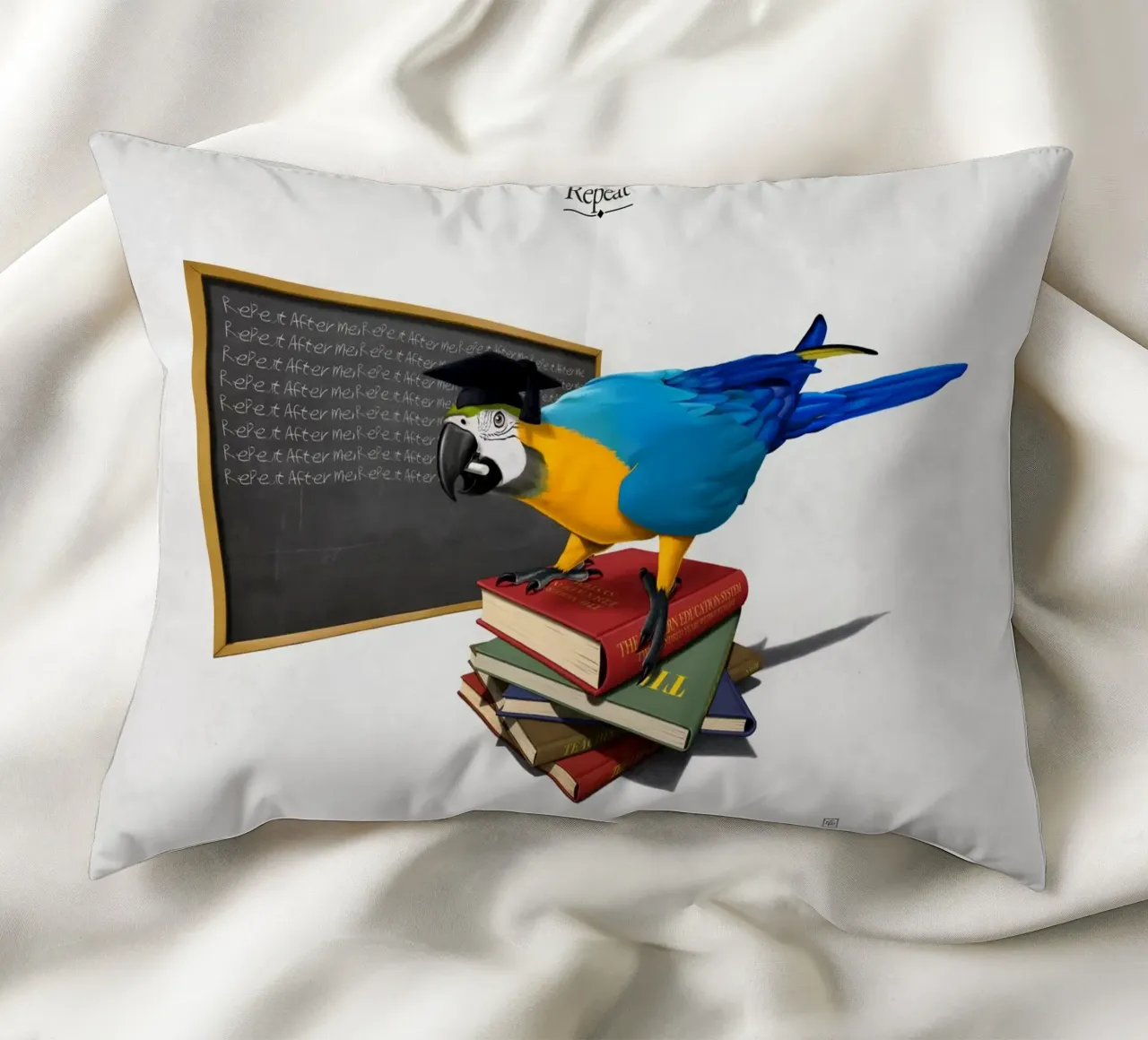 Repeat (Titled) cuscino da Rob Art | Illustration