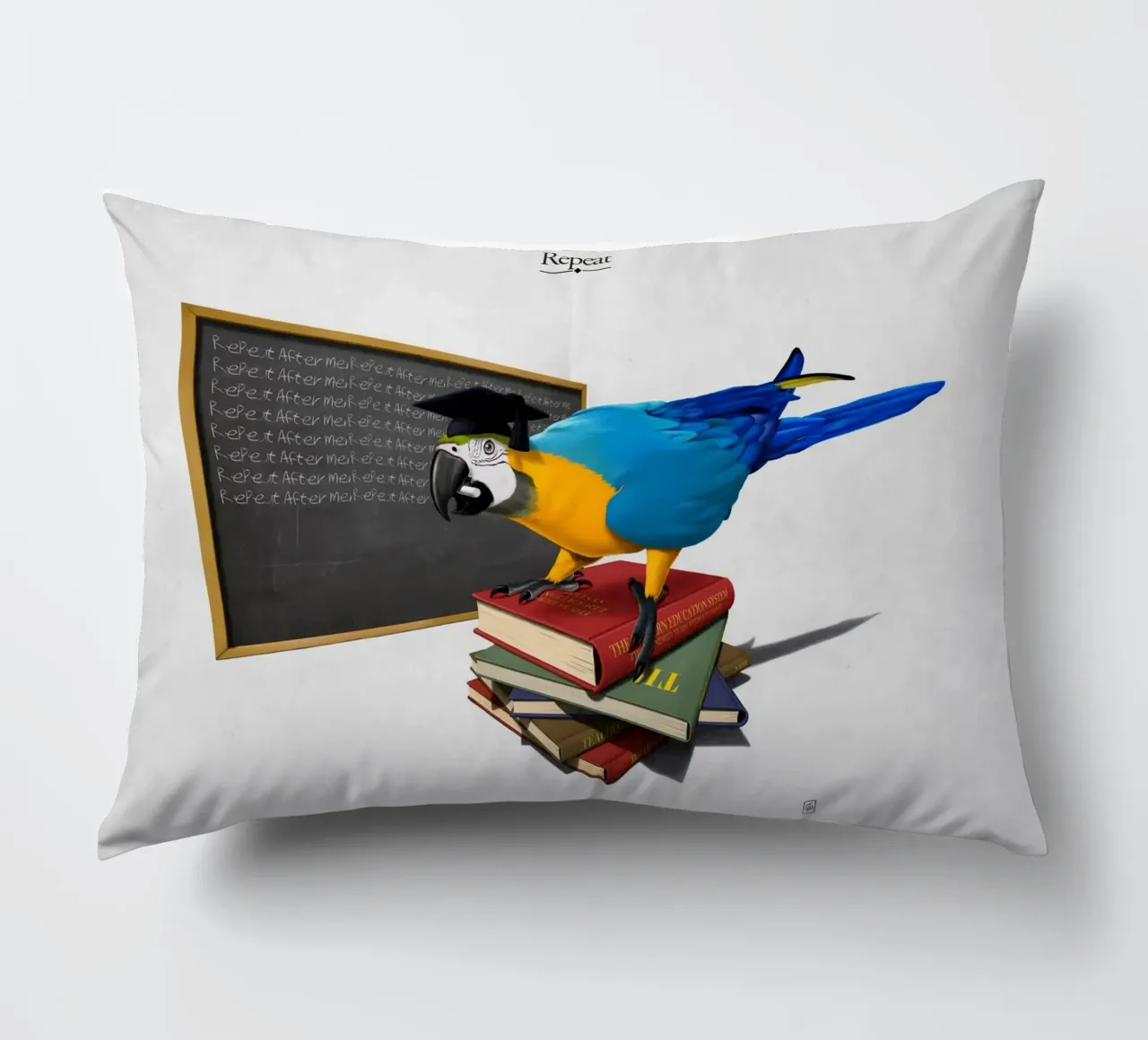 Repeat (Titled) cuscino da Rob Art | Illustration