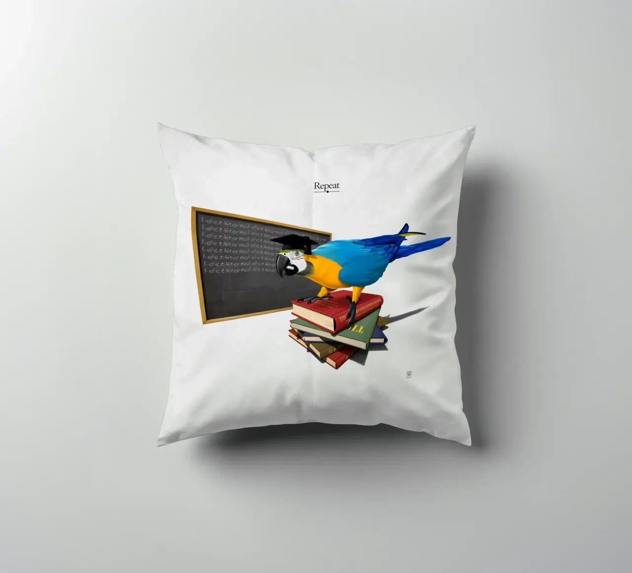 Repeat (Titled) cuscino da Rob Art | Illustration