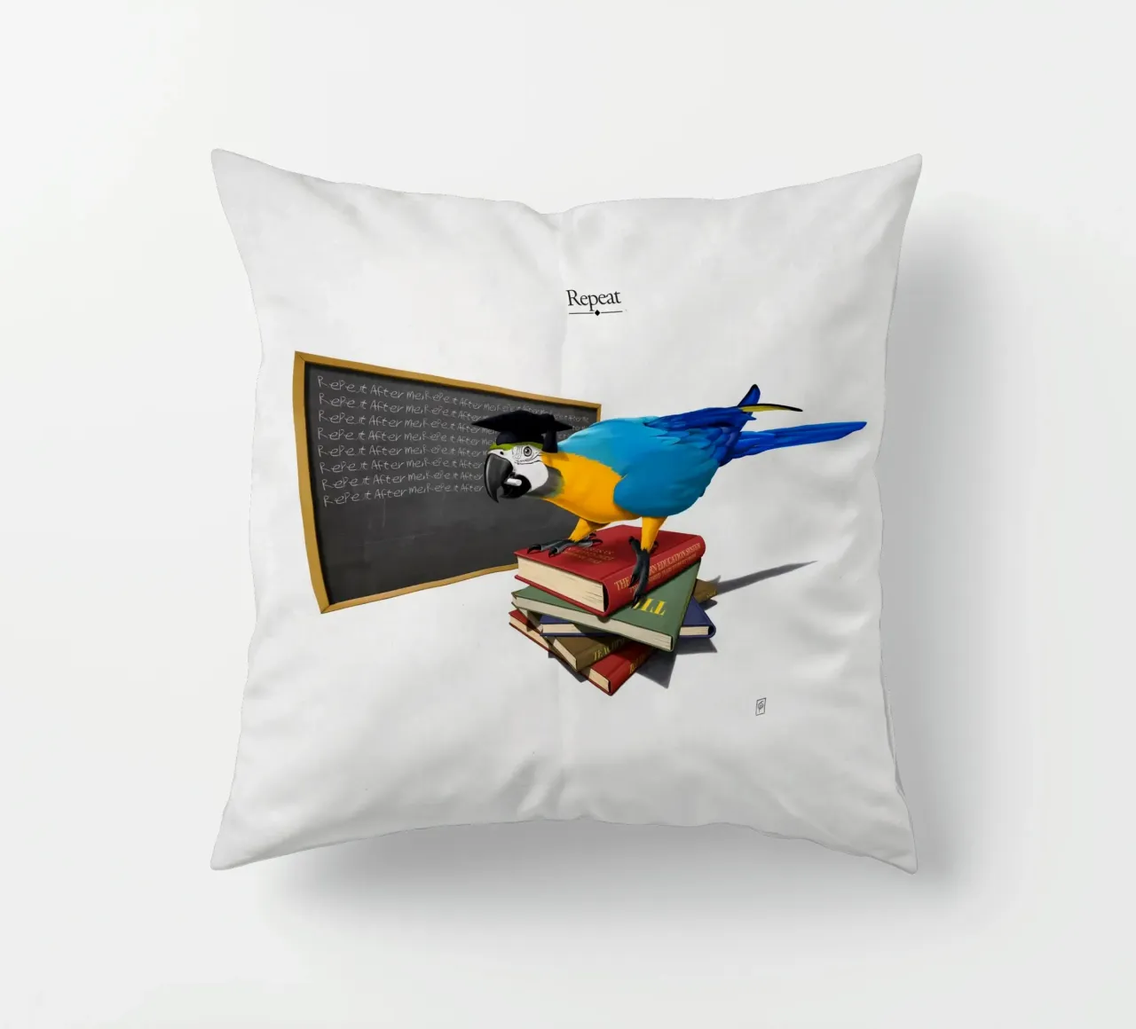Repeat (Titled) cuscino da Rob Art | Illustration