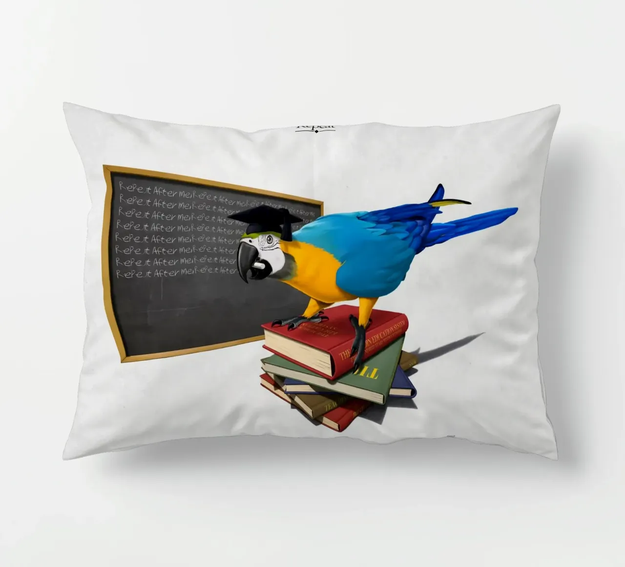 Repeat (Titled) cuscino da Rob Art | Illustration