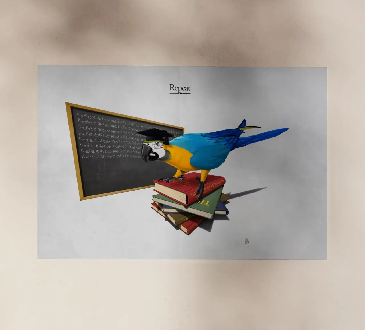 Repeat (Titled) pellicola backlit da Rob Art | Illustration