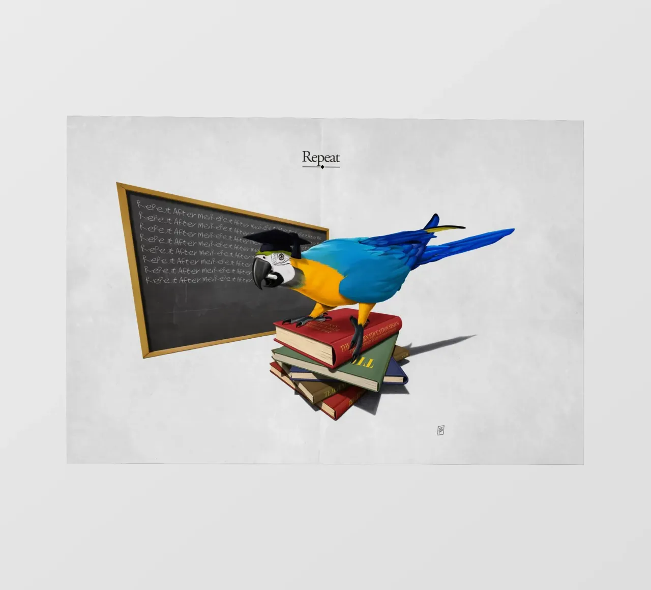 Repeat (Titled) pellicola backlit da Rob Art | Illustration