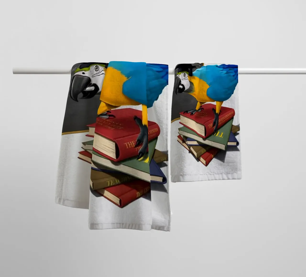 Repeat (Titled) asciugamano da bagno da Rob Art | Illustration