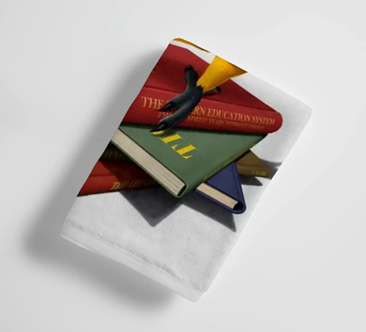 Repeat (Titled) towel by Rob Art | Illustration