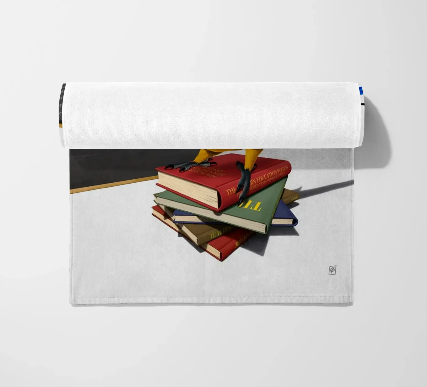 Repeat (Titled) Strandtuch von Rob Art | Illustration