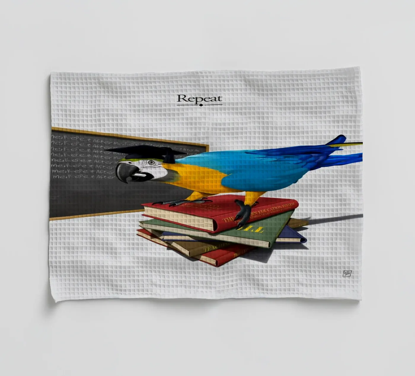 Repeat (Titled) torchon de Rob Art | Illustration