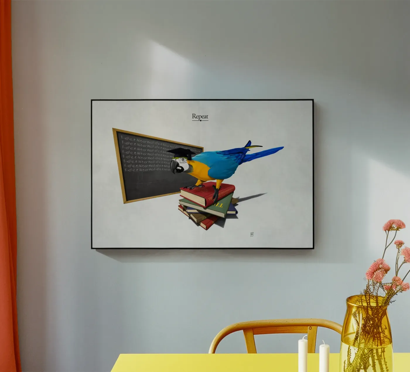Repeat (Titled) plexiglas de Rob Art | Illustration