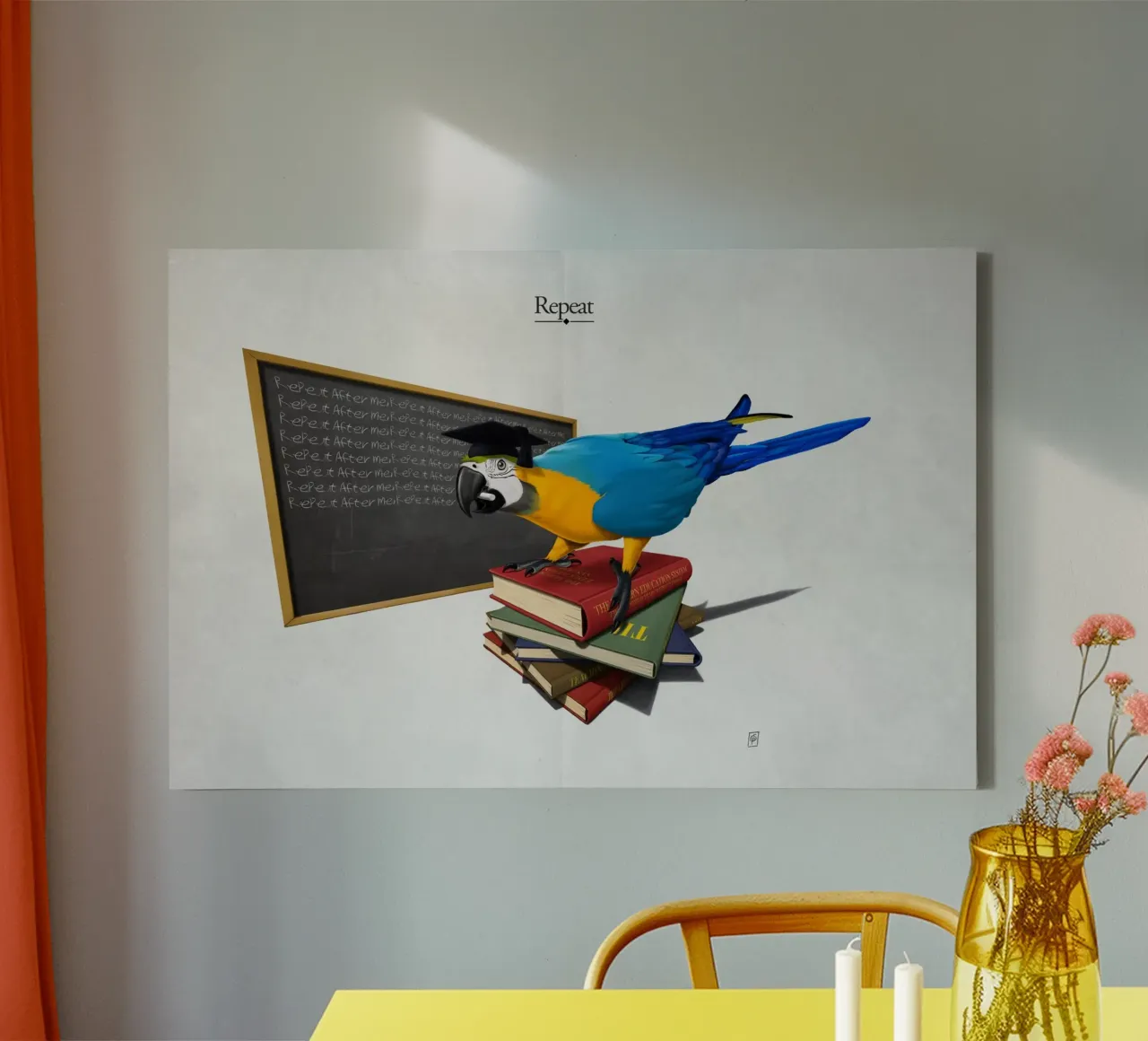 Repeat (Titled) tela da Rob Art | Illustration