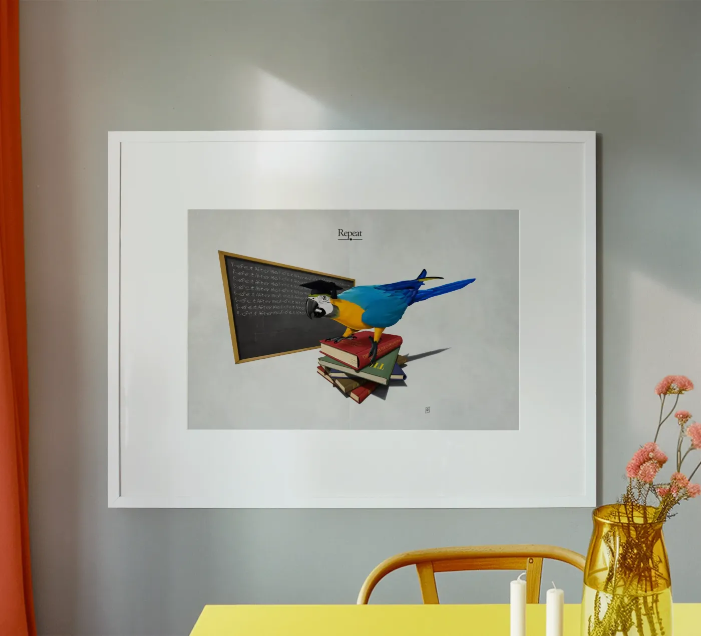 Repeat (Titled) Poster von Rob Art | Illustration