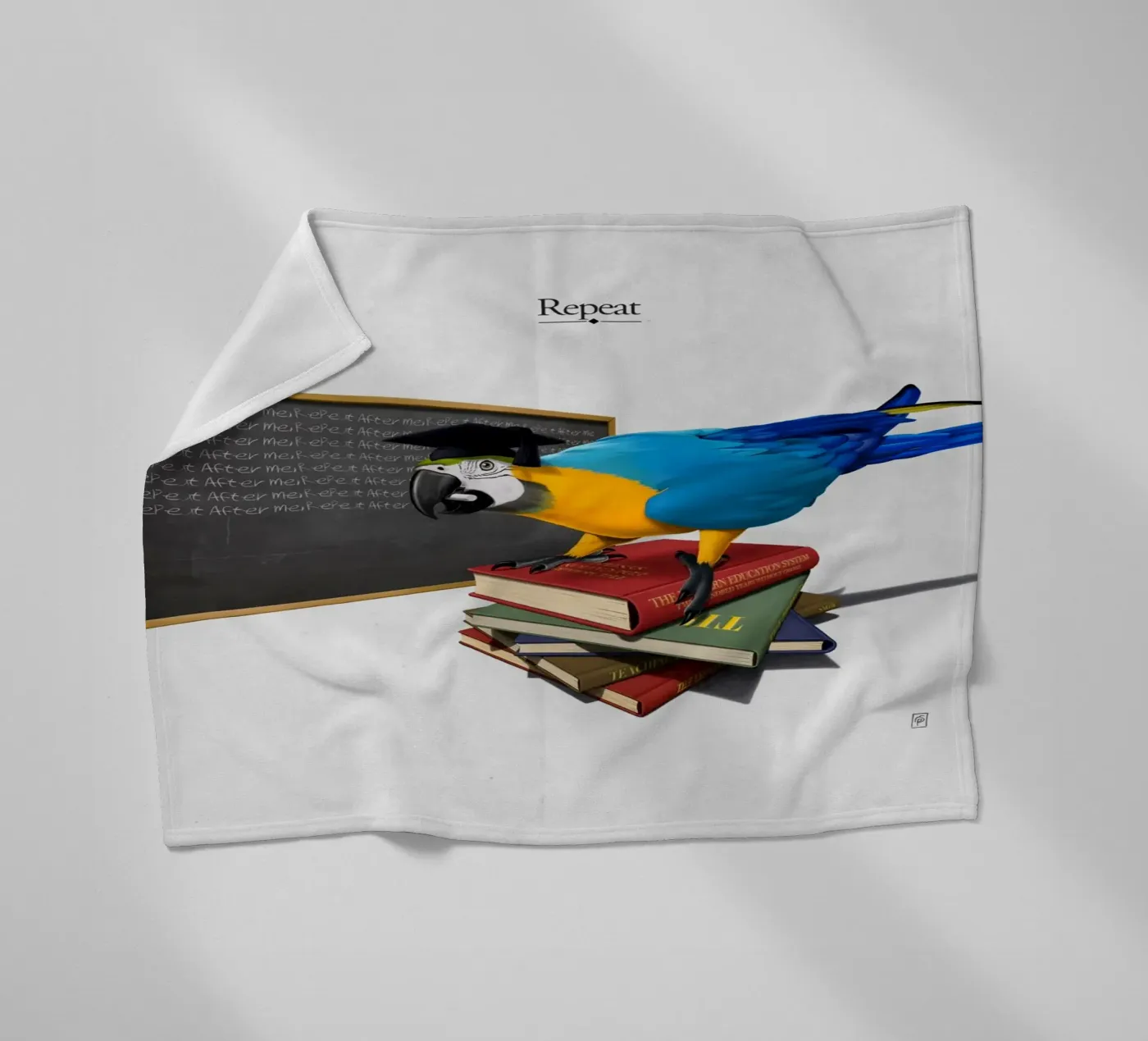 Repeat (Titled) Fleecedecke von Rob Art | Illustration