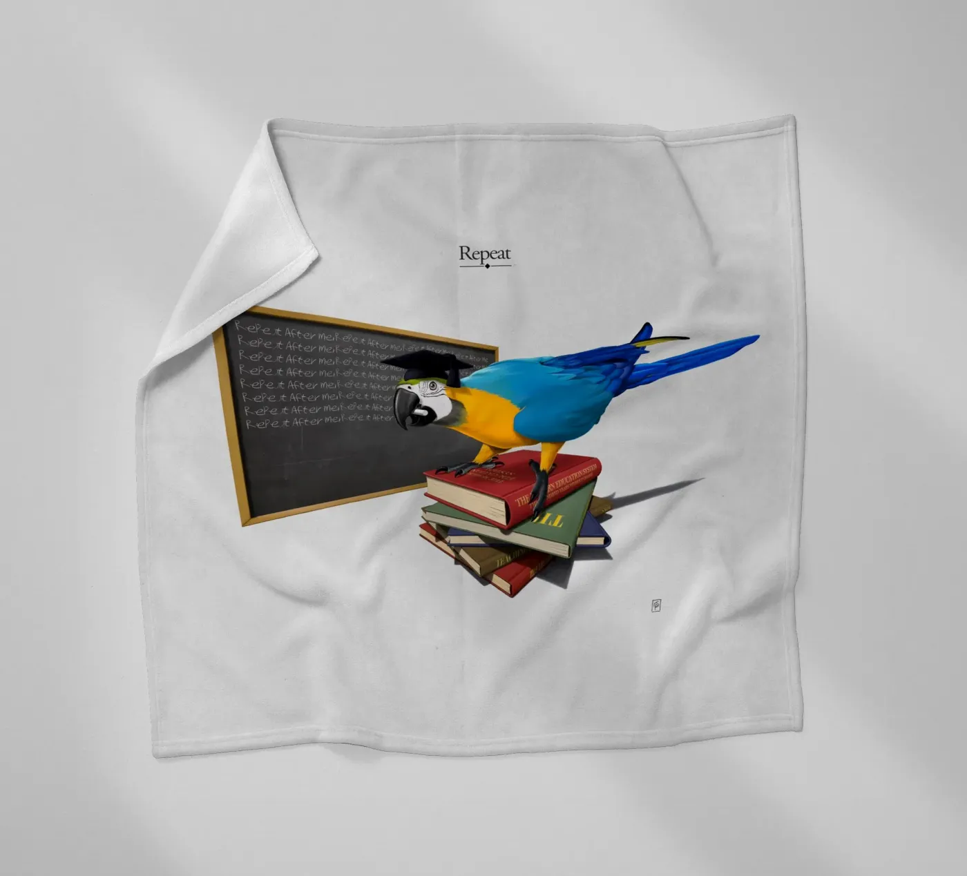 Repeat (Titled) Fleecedecke von Rob Art | Illustration