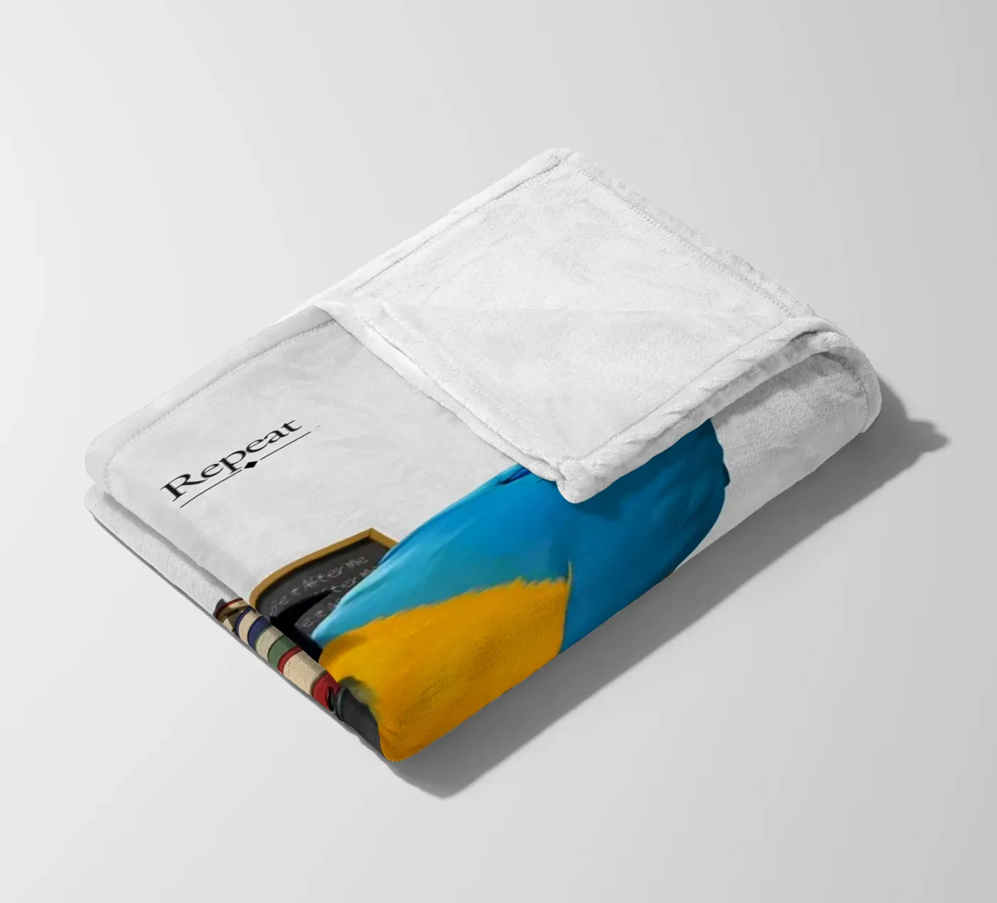 Repeat (Titled) Fleecedecke von Rob Art | Illustration