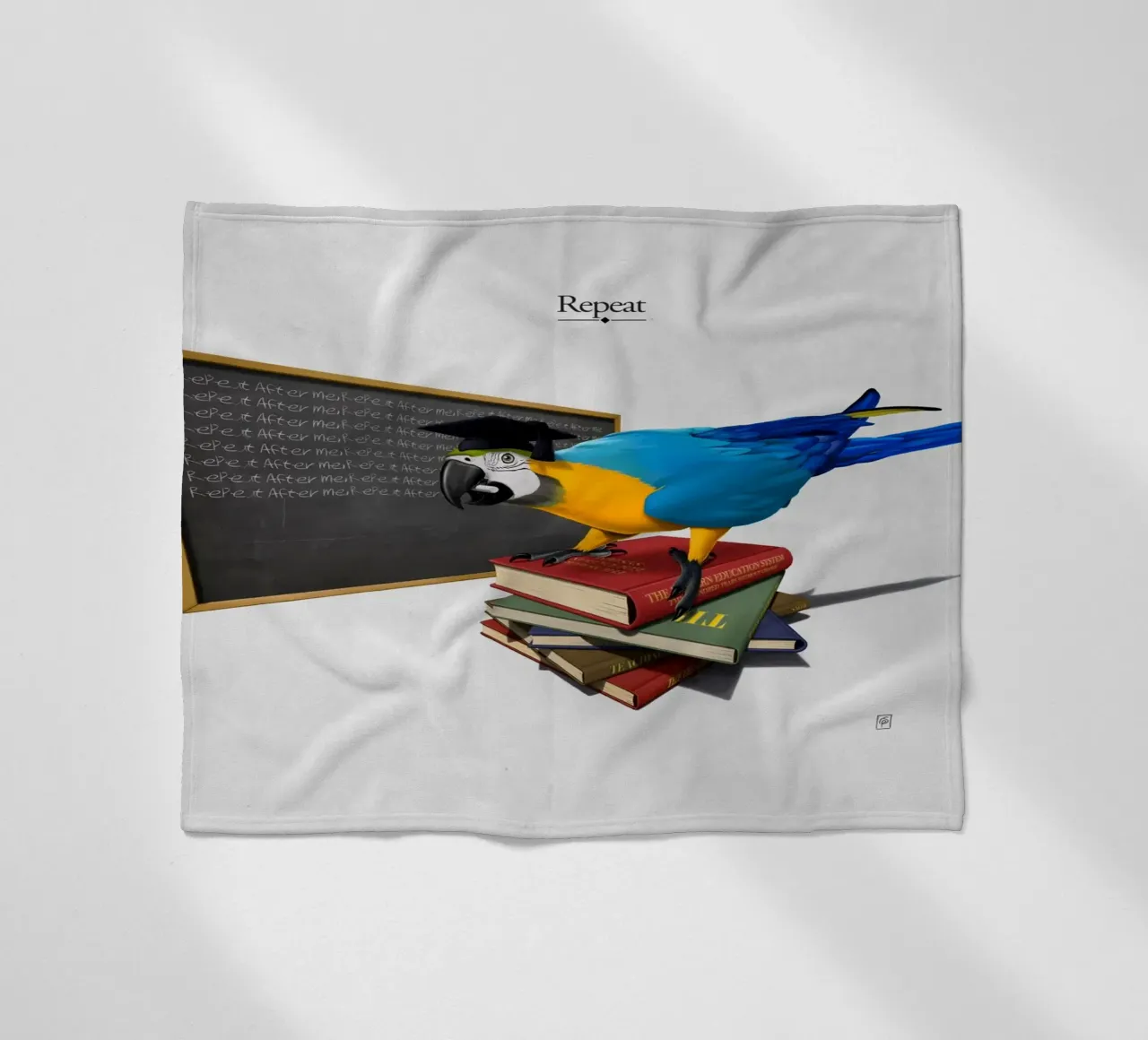 Repeat (Titled) fleecedeken van Rob Art | Illustration