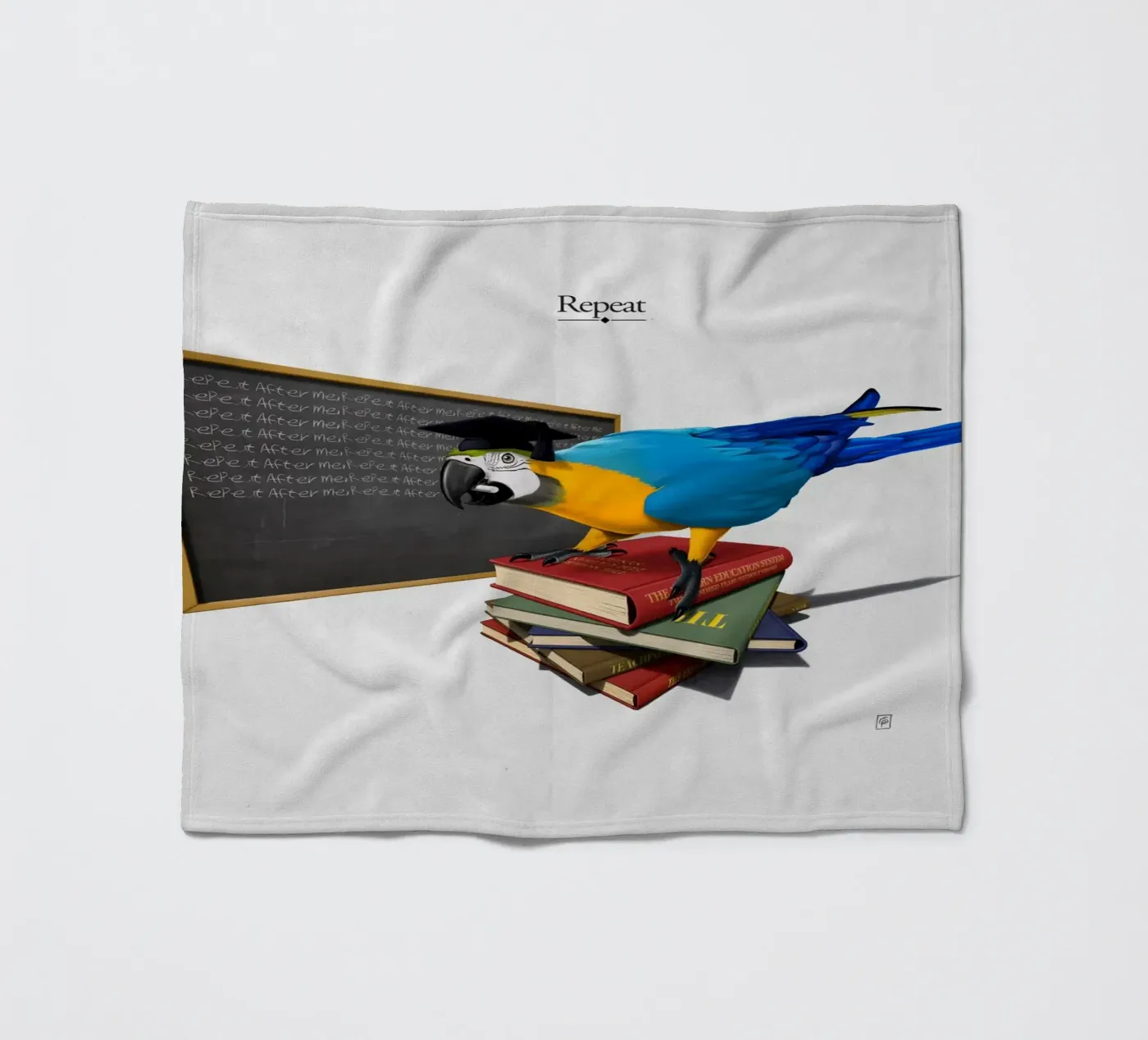 Repeat (Titled) fleecedeken van Rob Art | Illustration