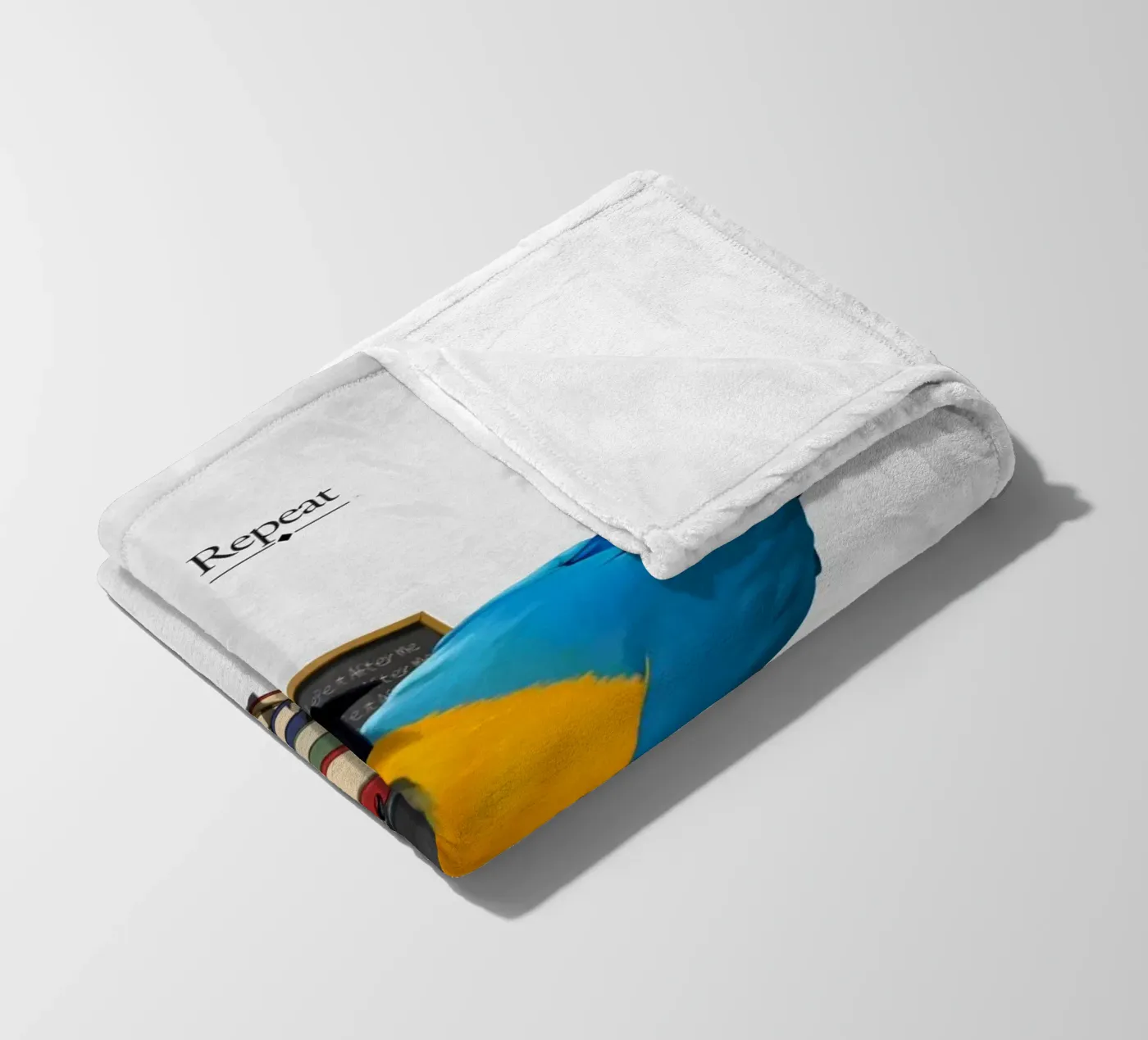 Repeat (Titled) Fleecedecke von Rob Art | Illustration