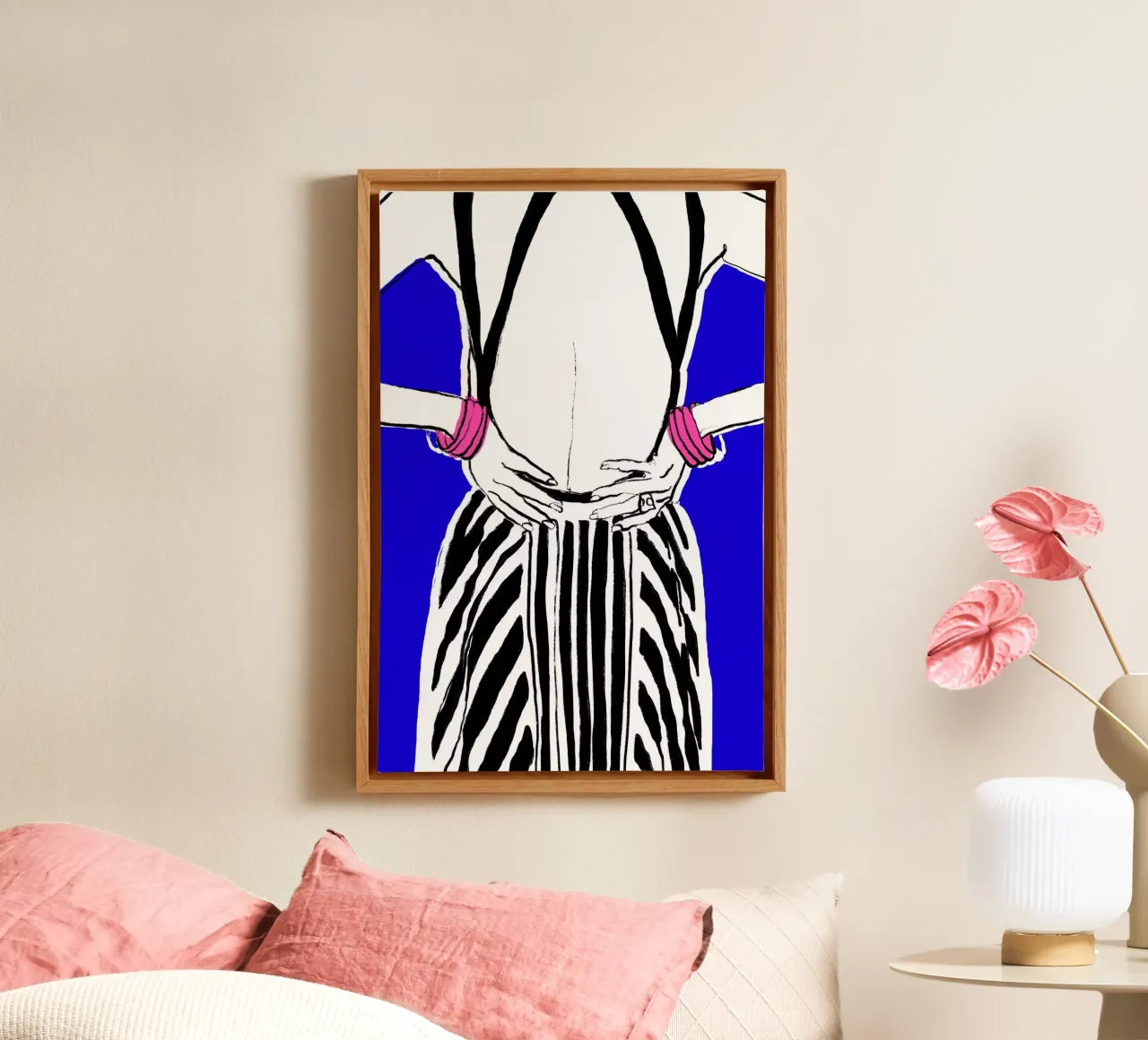 Free Back canvas met Baklijst van treechild