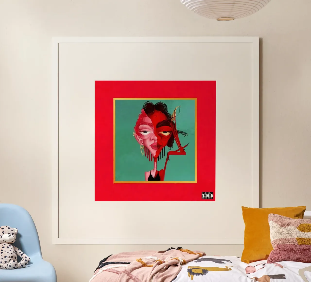 my beautiful dark twisted fantasy devil poster by martina