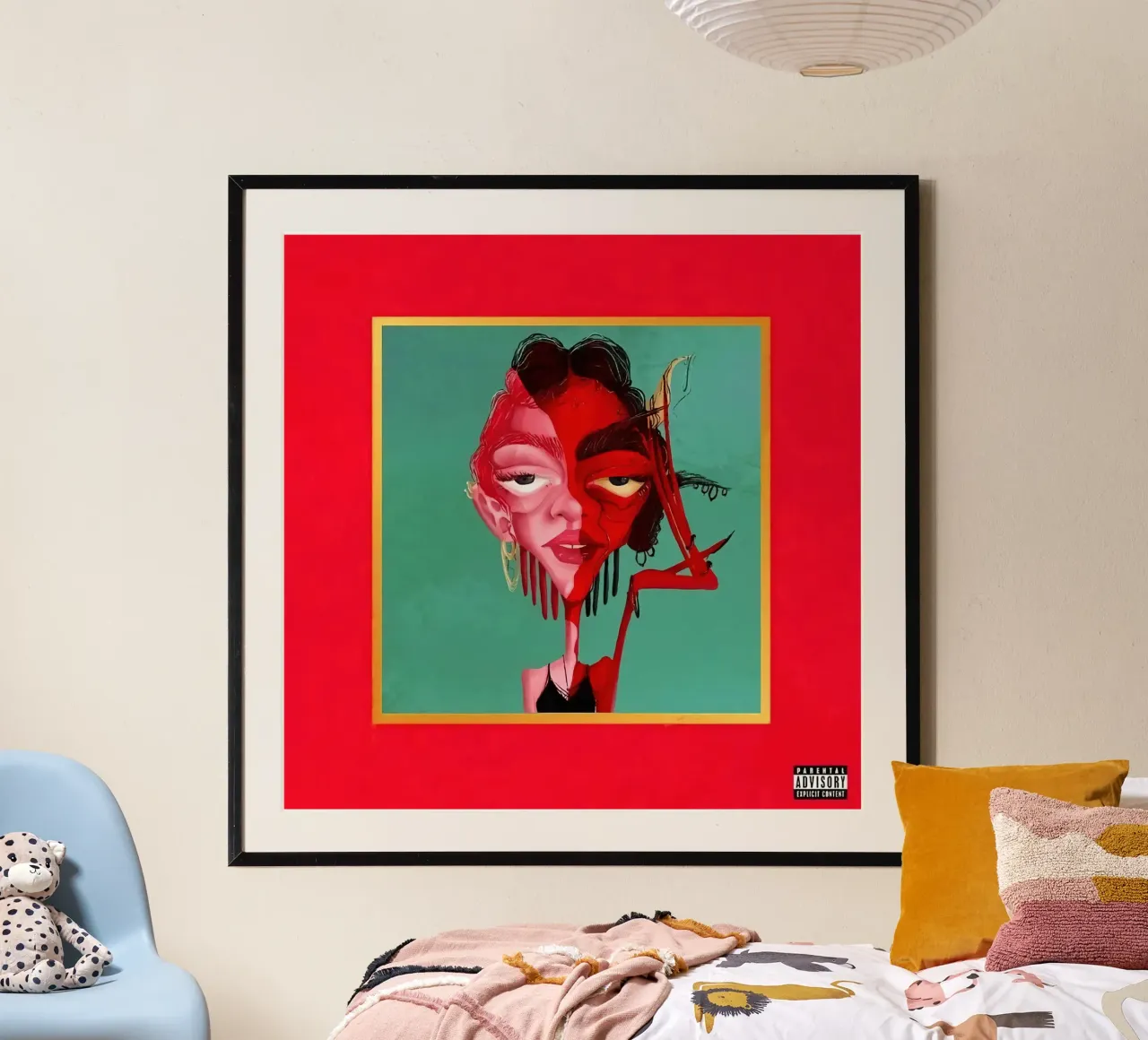 my beautiful dark twisted fantasy devil poster by martina