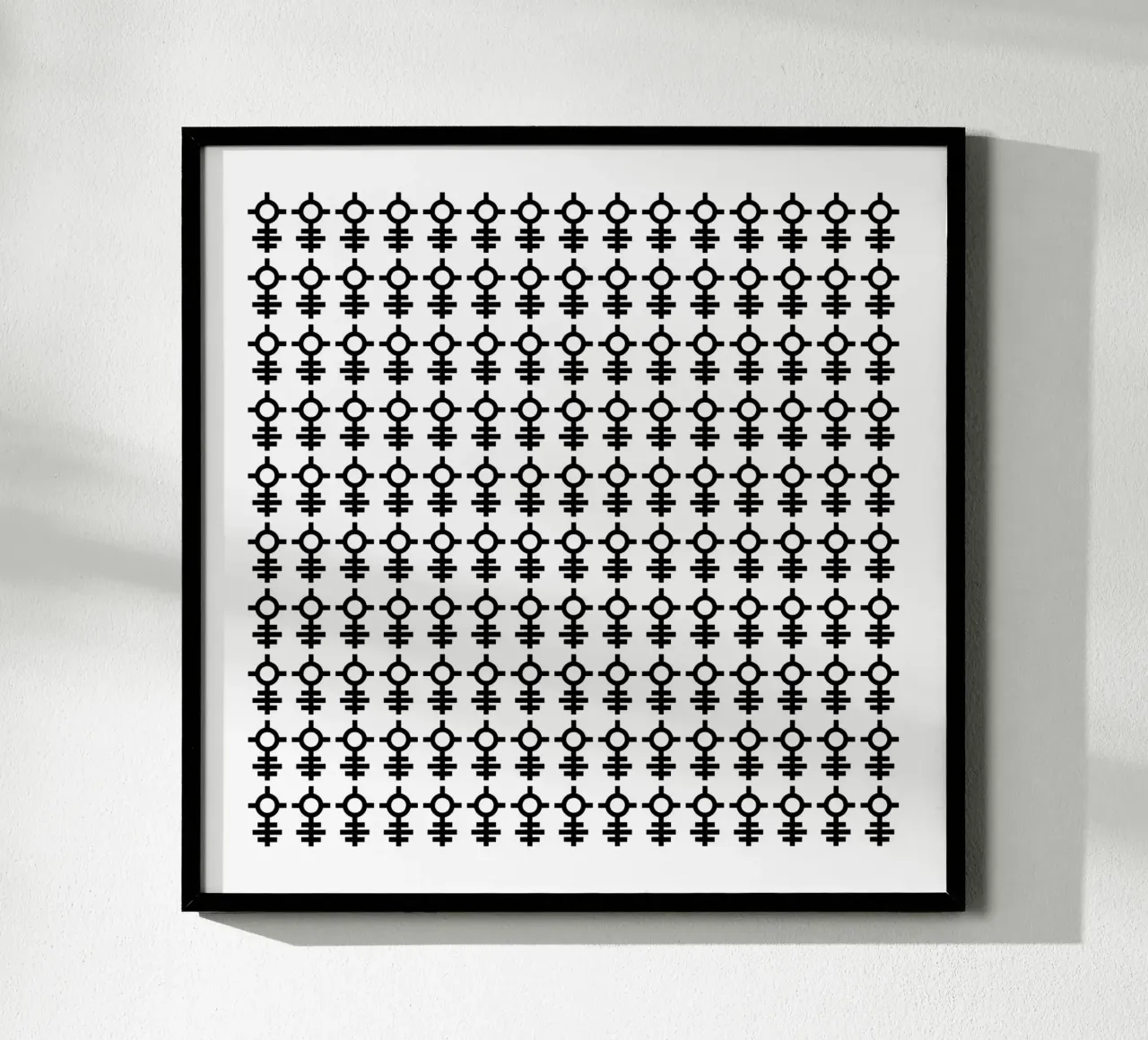 ALL-SEEING* poster con telaio in plastica da Grey Aaren