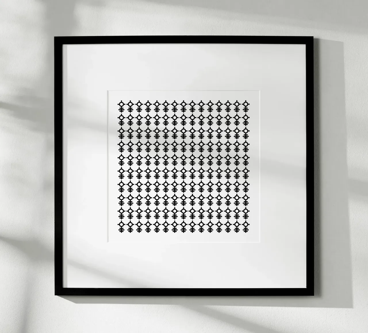 ALL-SEEING* poster con telaio in plastica da Grey Aaren