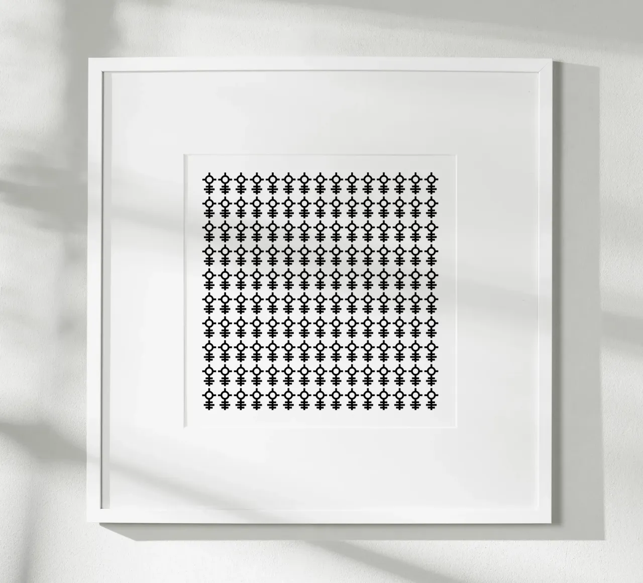 ALL-SEEING* poster con telaio in plastica da Grey Aaren