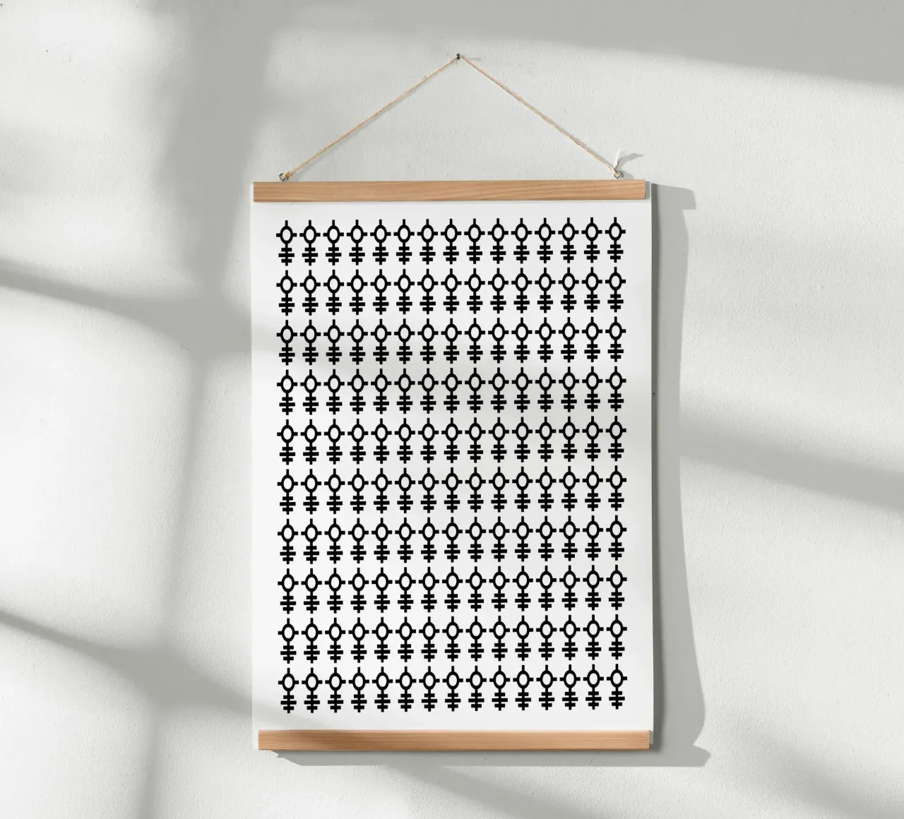 ALL-SEEING* poster con telaio in plastica da Grey Aaren