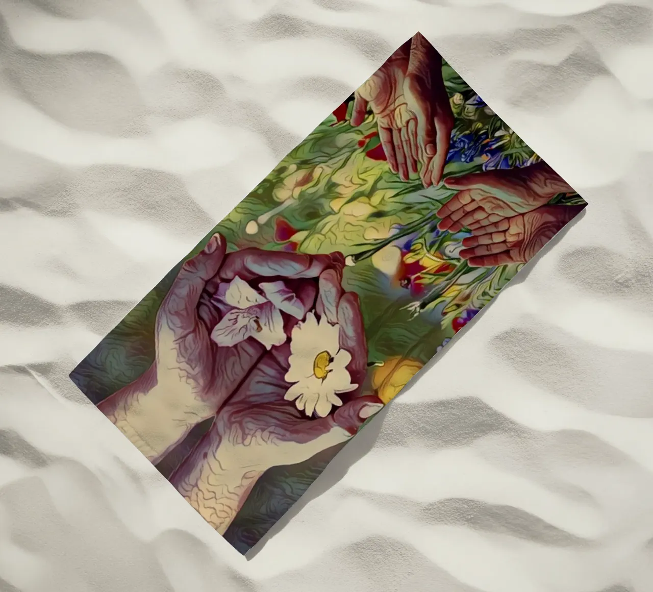 Großzügigkeit Strandtuch von The Crows Perspective