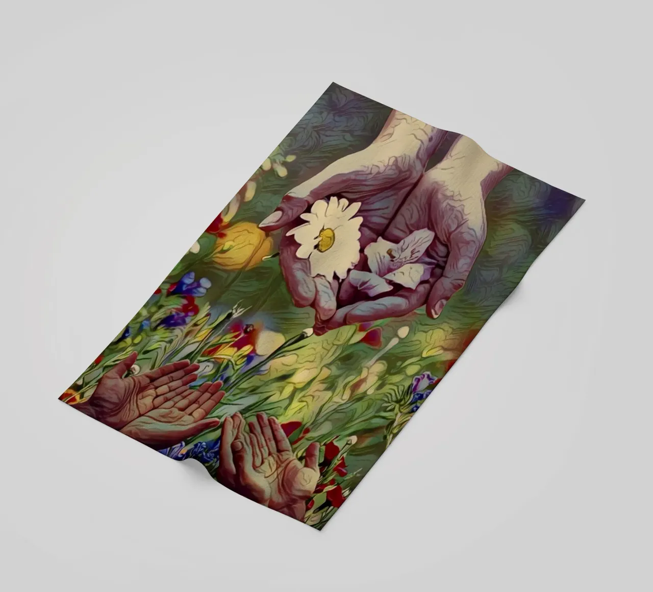 Großzügigkeit Strandtuch von The Crows Perspective