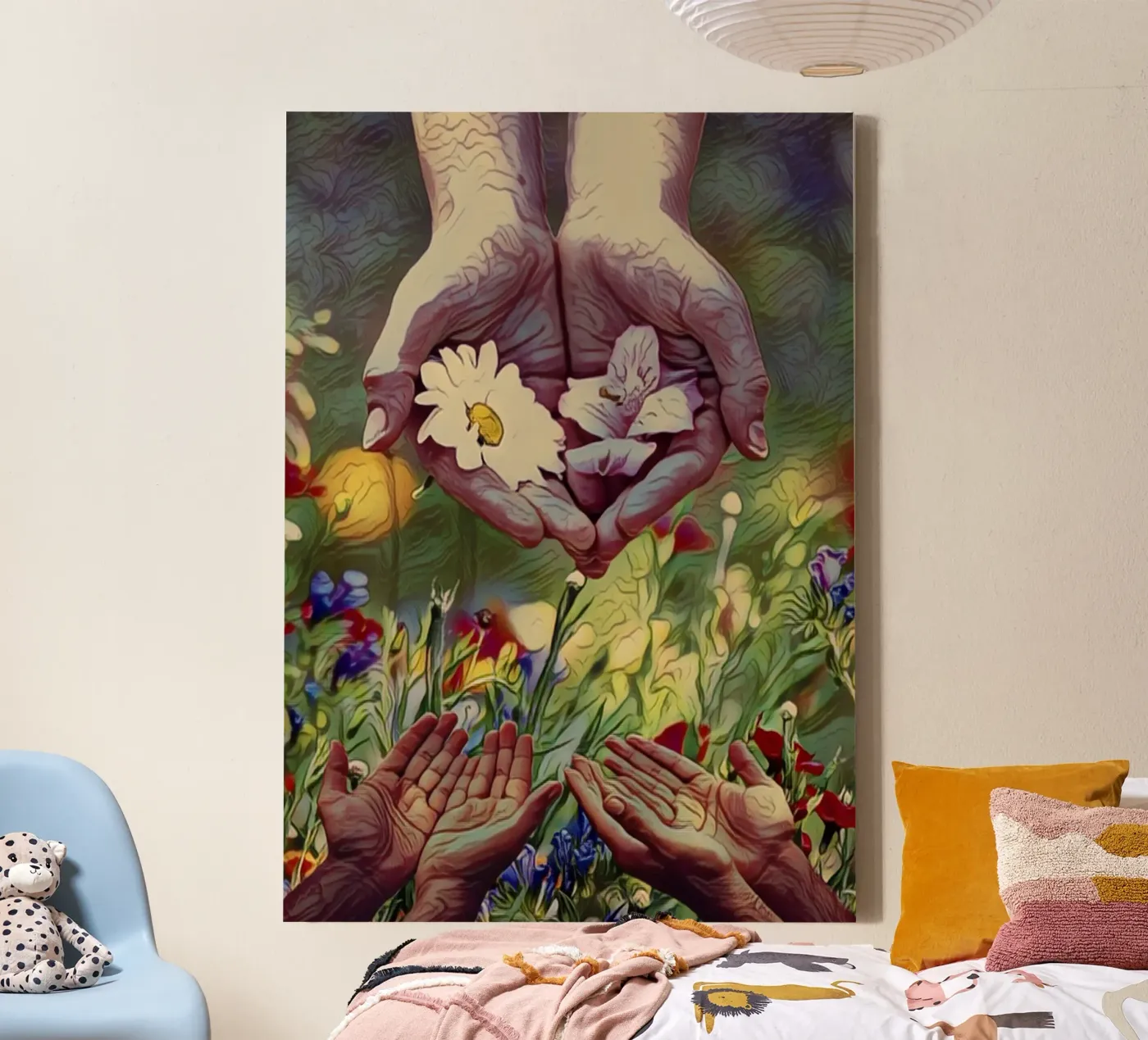 Generosity canvas by The Crows Perspective