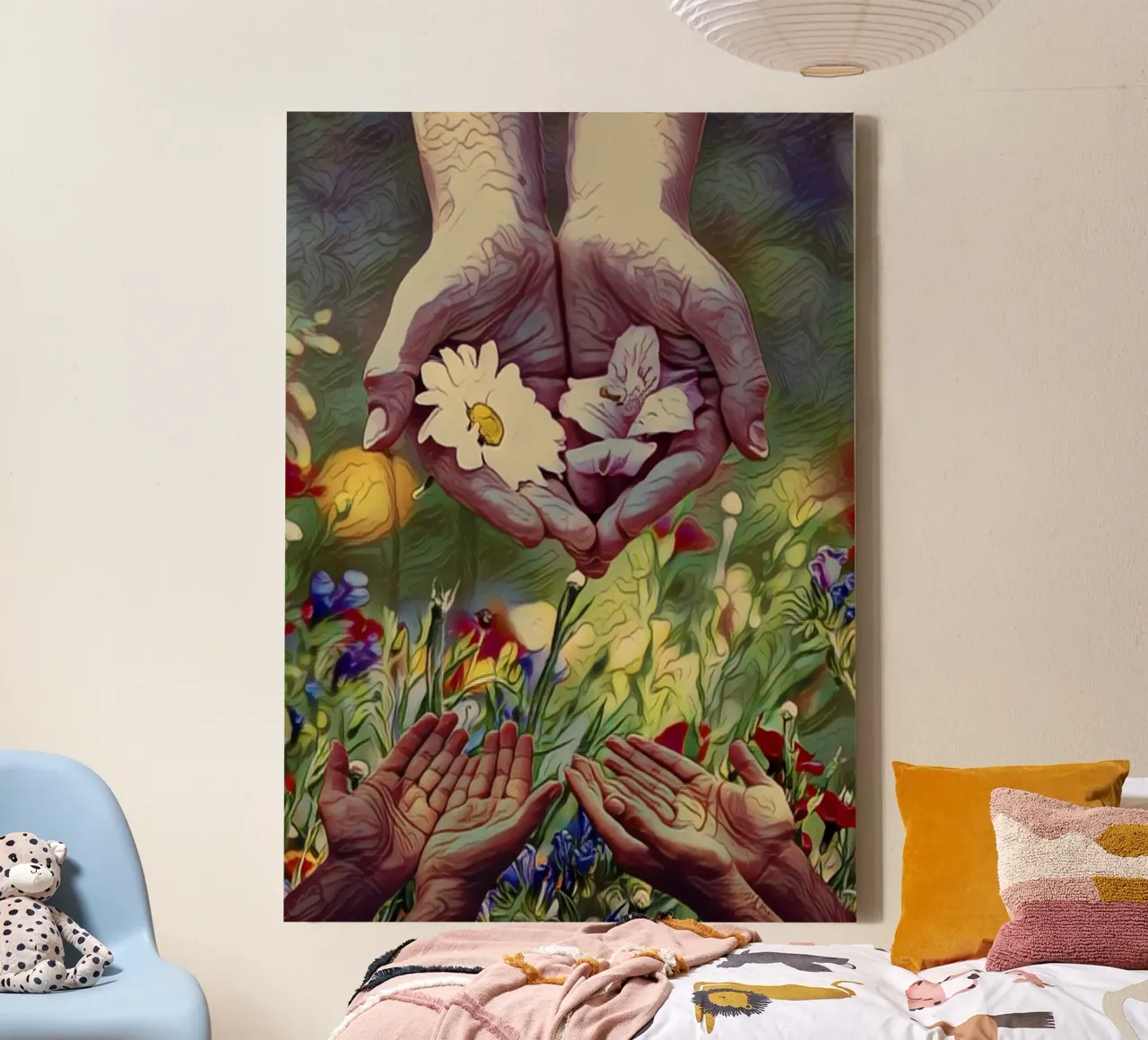 Generosity canvas by The Crows Perspective