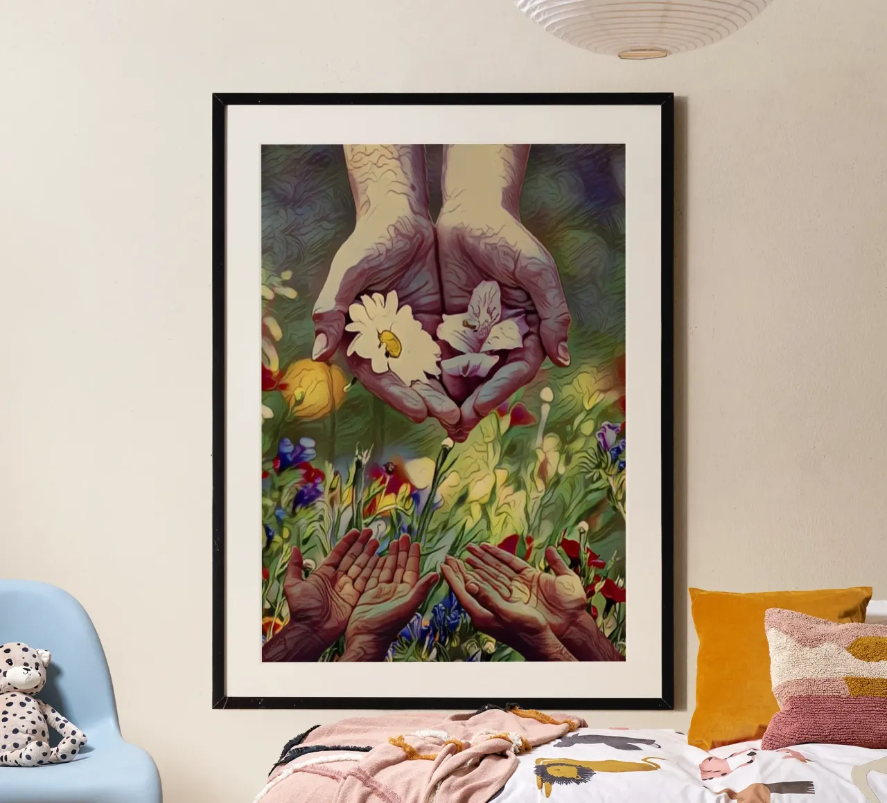 Generosità poster con telaio in plastica da The Crows Perspective