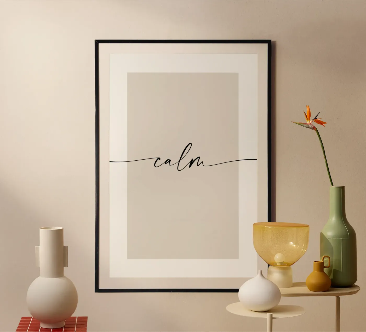 Calm poster by NouveauPrints