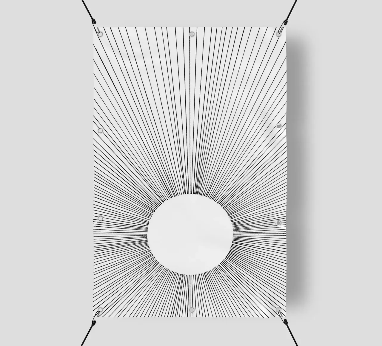 THE BRIGHT VOID telo in pvc da Grey Aaren