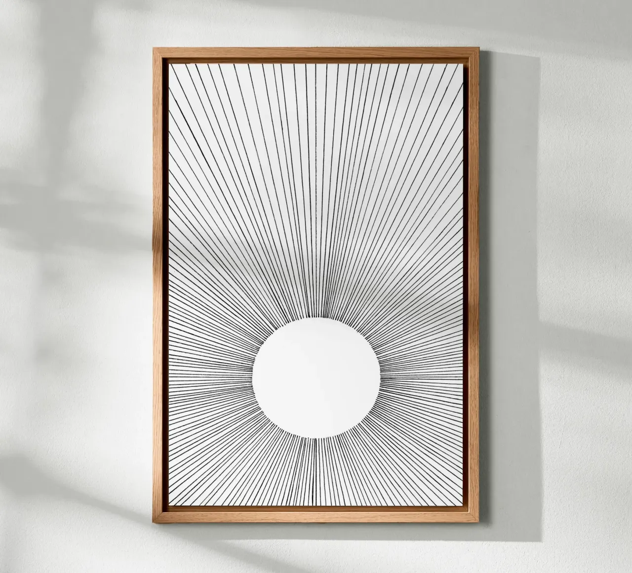 THE BRIGHT VOID tela con Cornice a cassetta da Grey Aaren