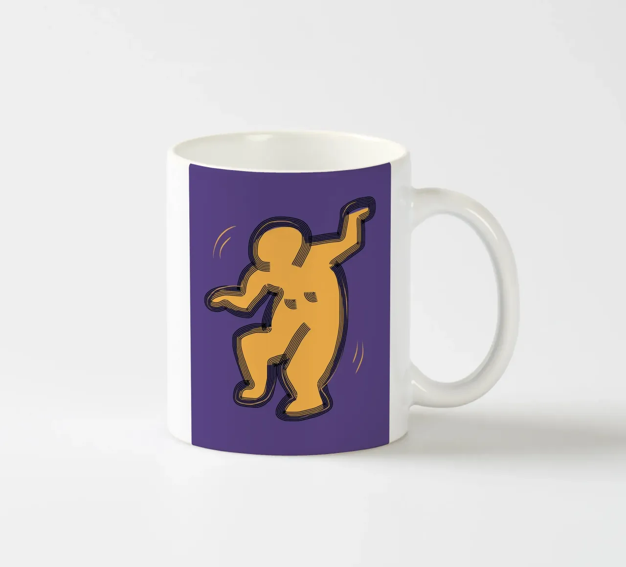 Popping groovy tazza in ceramica da Little Dean