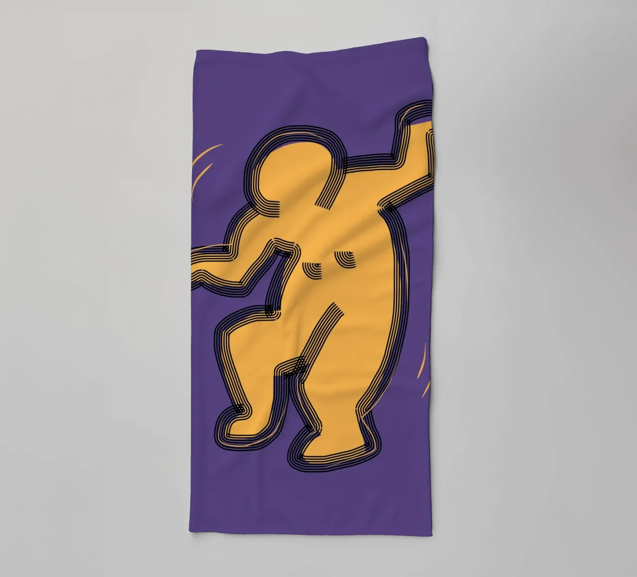 Popping groovy asciugamano da bagno da Little Dean