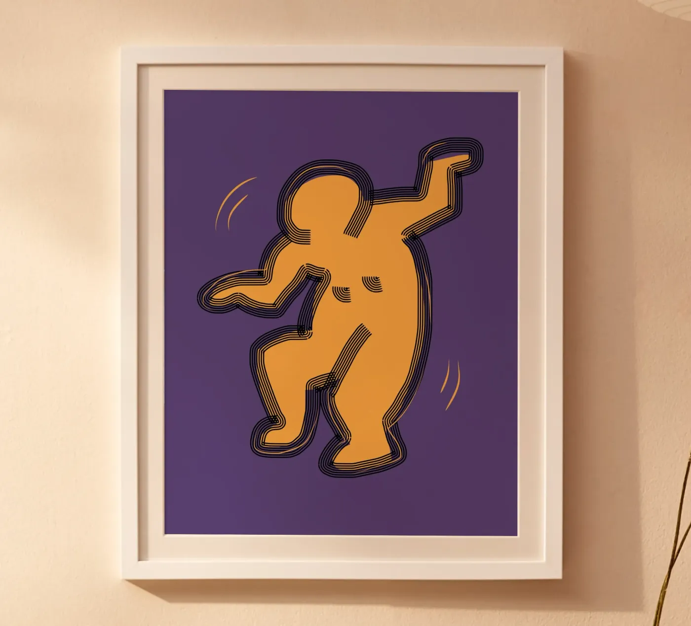 Groovy popping poster van Little Dean