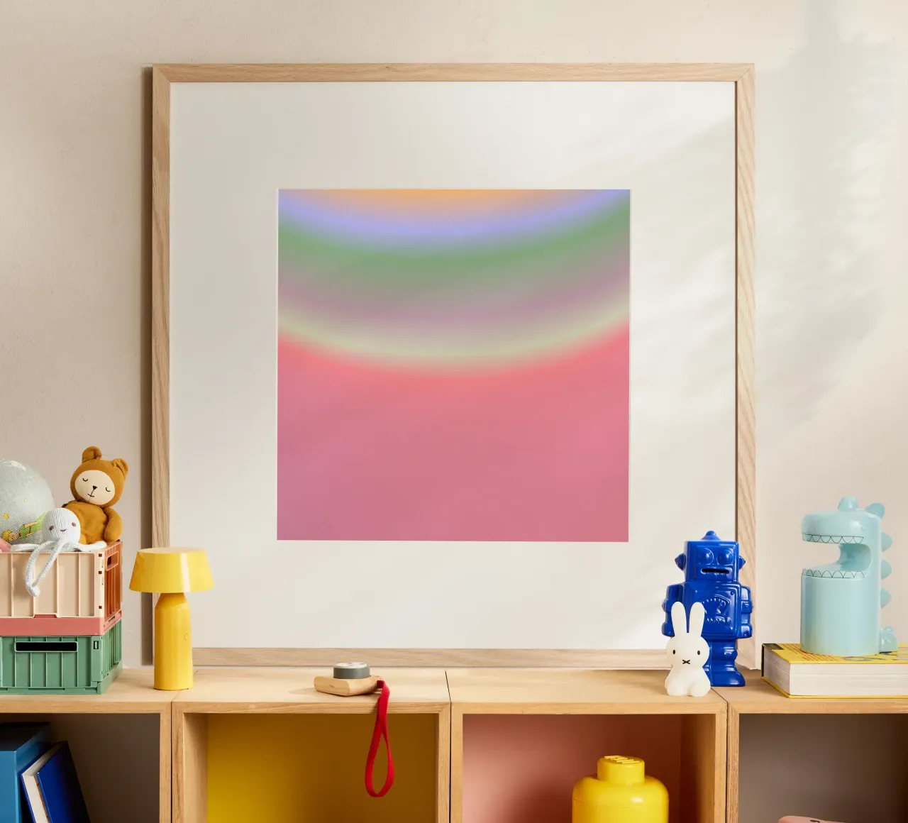 FROM NOTHING TO EVERYTHING poster con telaio in plastica da ÂME LIBRE STUDIO