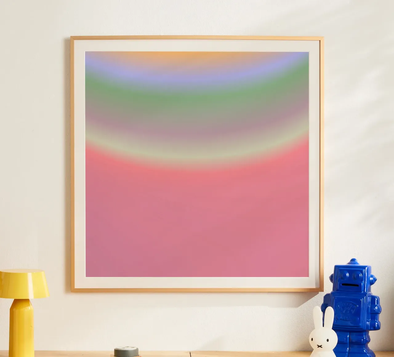 FROM NOTHING TO EVERYTHING poster con telaio in plastica da ÂME LIBRE STUDIO