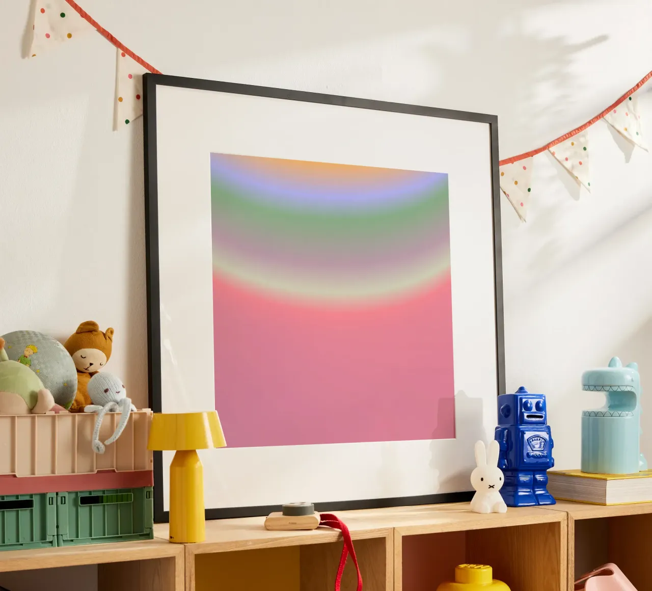 FROM NOTHING TO EVERYTHING poster con telaio in plastica da ÂME LIBRE STUDIO
