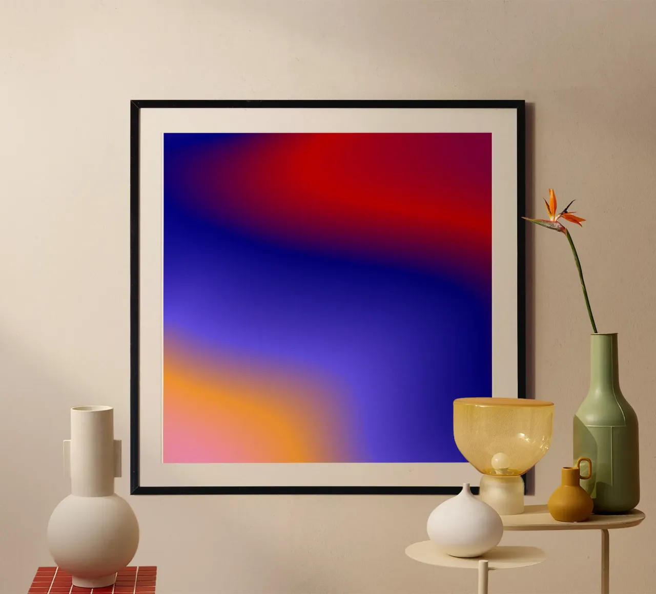 HIGH ON MY OWN SUPPLY 🛫 poster con telaio in plastica da ÂME LIBRE STUDIO