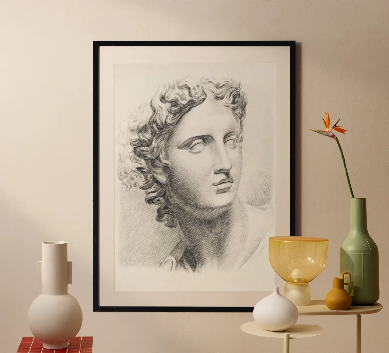Academiestudie poster con telaio in plastica da vintageshop