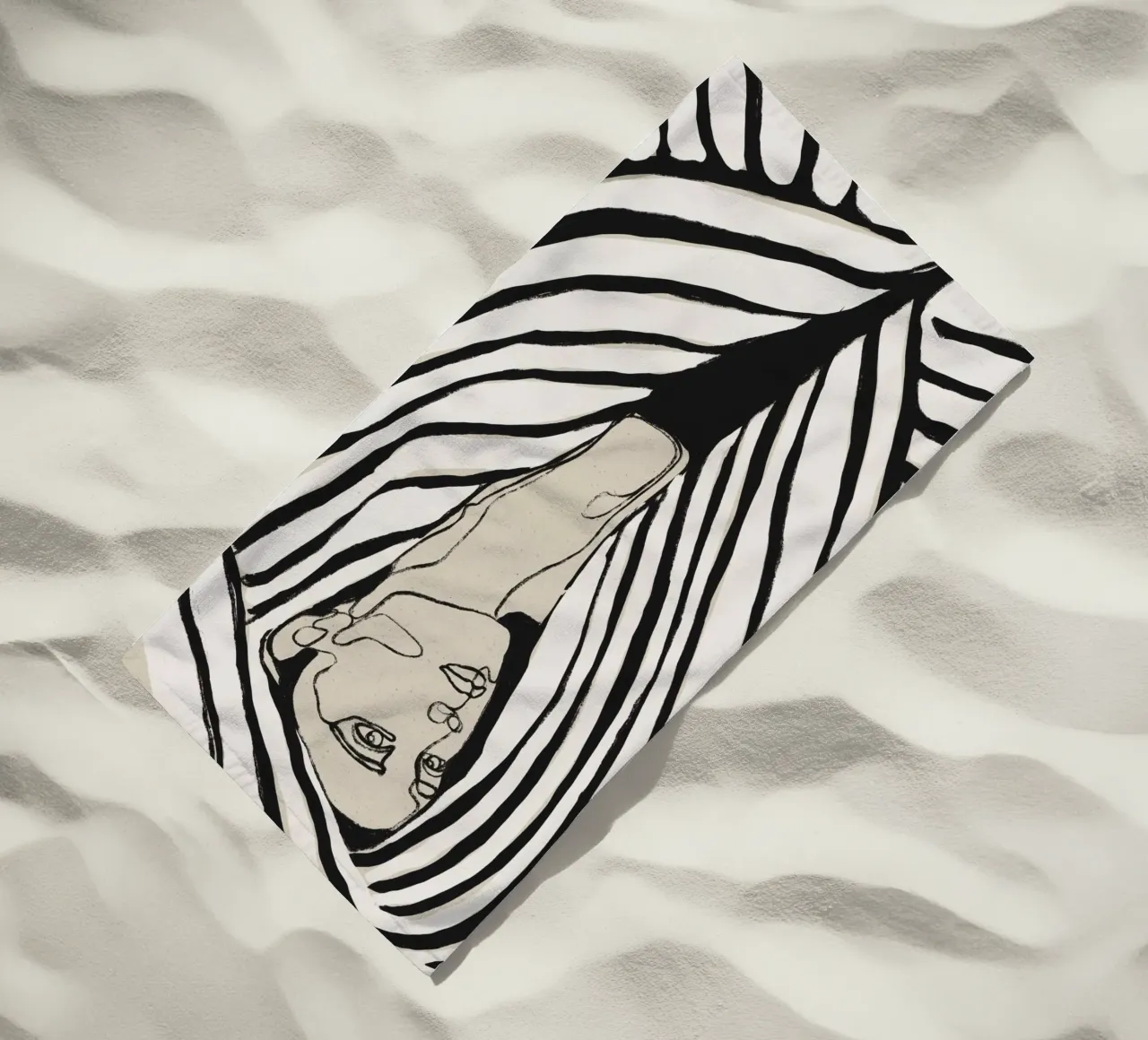 Striped Coat telo mare da treechild
