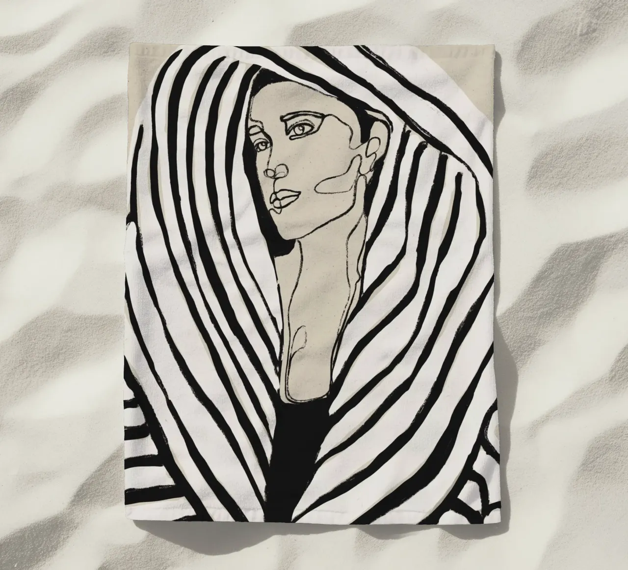 Striped Coat telo mare da treechild