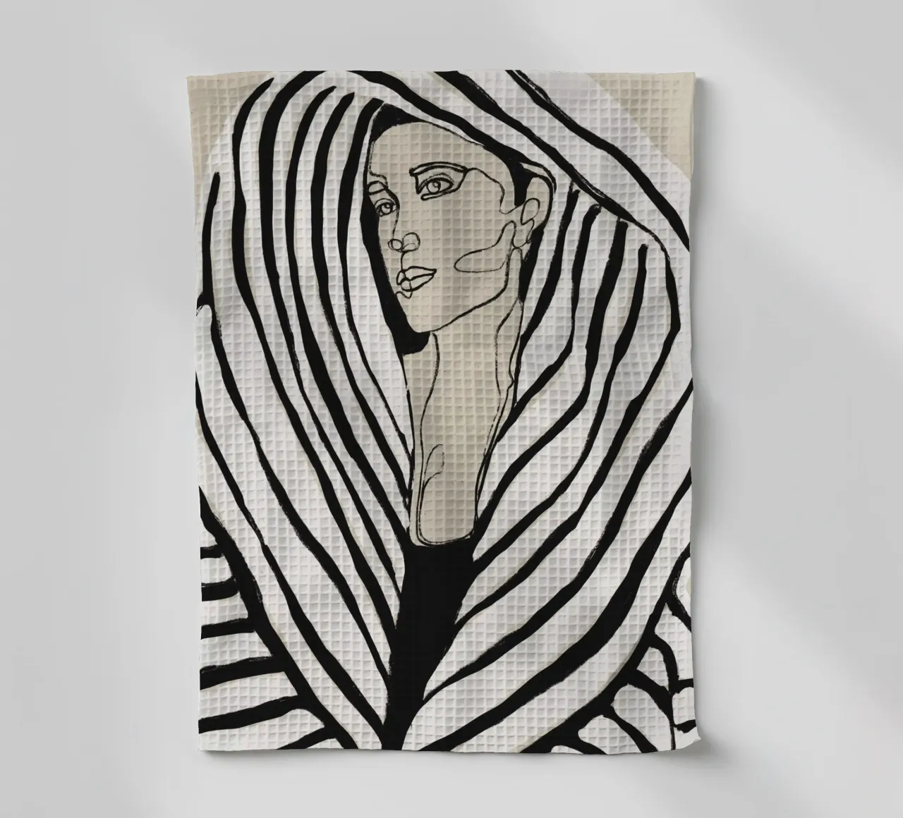 Striped Coat canovaccio da cucina da treechild