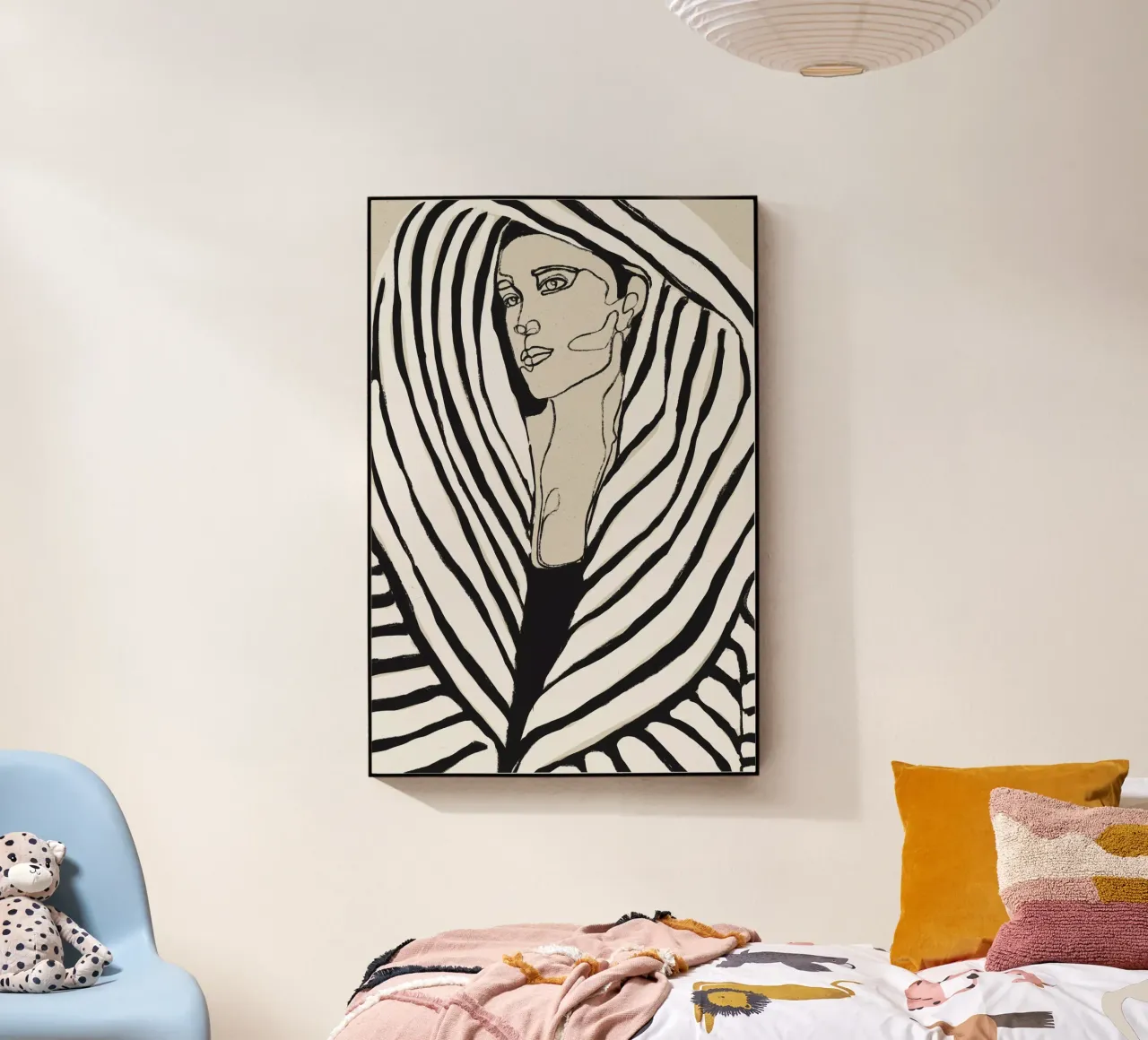 Striped Coat plexiglass da treechild