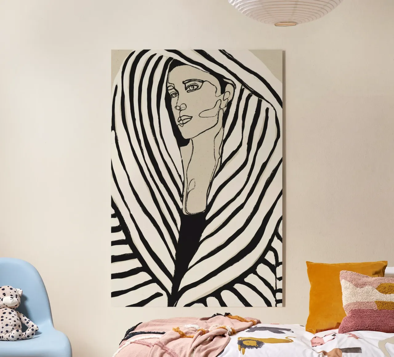 Striped Coat plexiglass da treechild