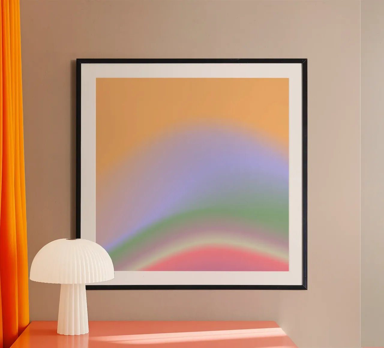 Chill, when God wants it to happen it will, happen. 🧡 poster con marco de aluminio de ÂME LIBRE STUDIO