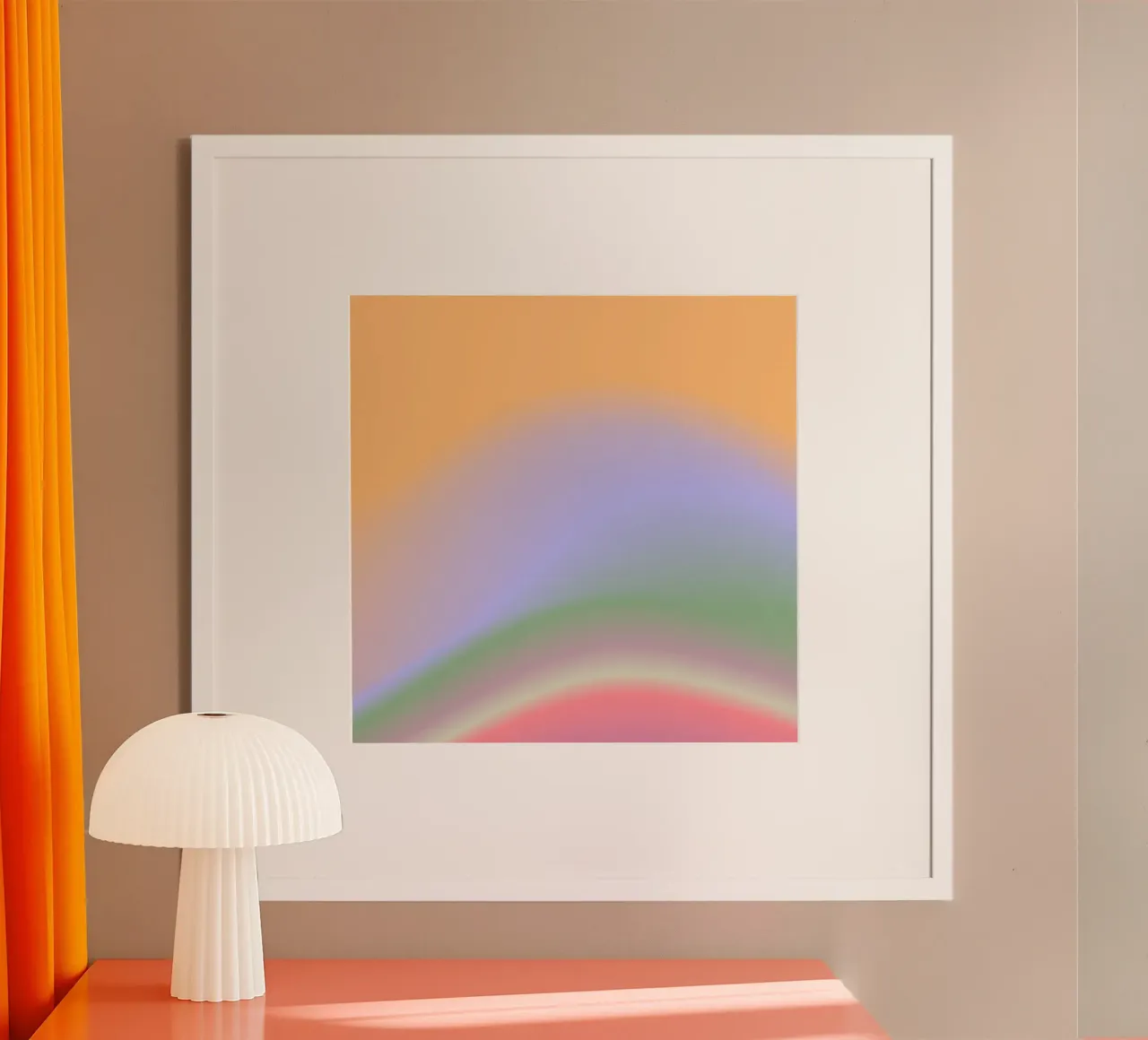 Chill, when God wants it to happen it will, happen. 🧡 poster con marco de aluminio de ÂME LIBRE STUDIO
